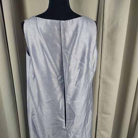 LeSuit Little Light Purple Dress Sleeveless Silk Look Size Plus Size 14W - Picture 4 of 8
